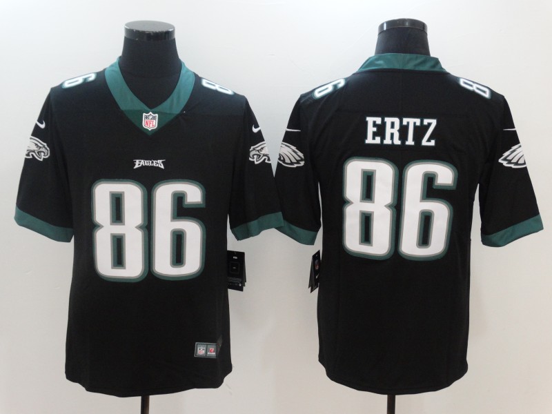 Men Philadelphia Eagles #86 Ertz Black Nike Vapor Untouchable Limited NFL Jerseys->women nfl jersey->Women Jersey